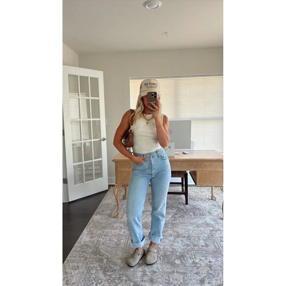 FREE PEOPLE We The Free Kate Tee in Bleached Sand Size Large - Picture 2 of 13